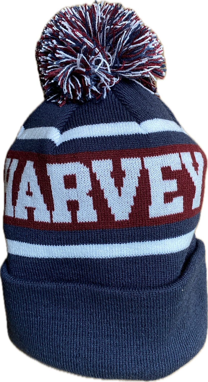 Harvey School Knit Vintage Style Hat