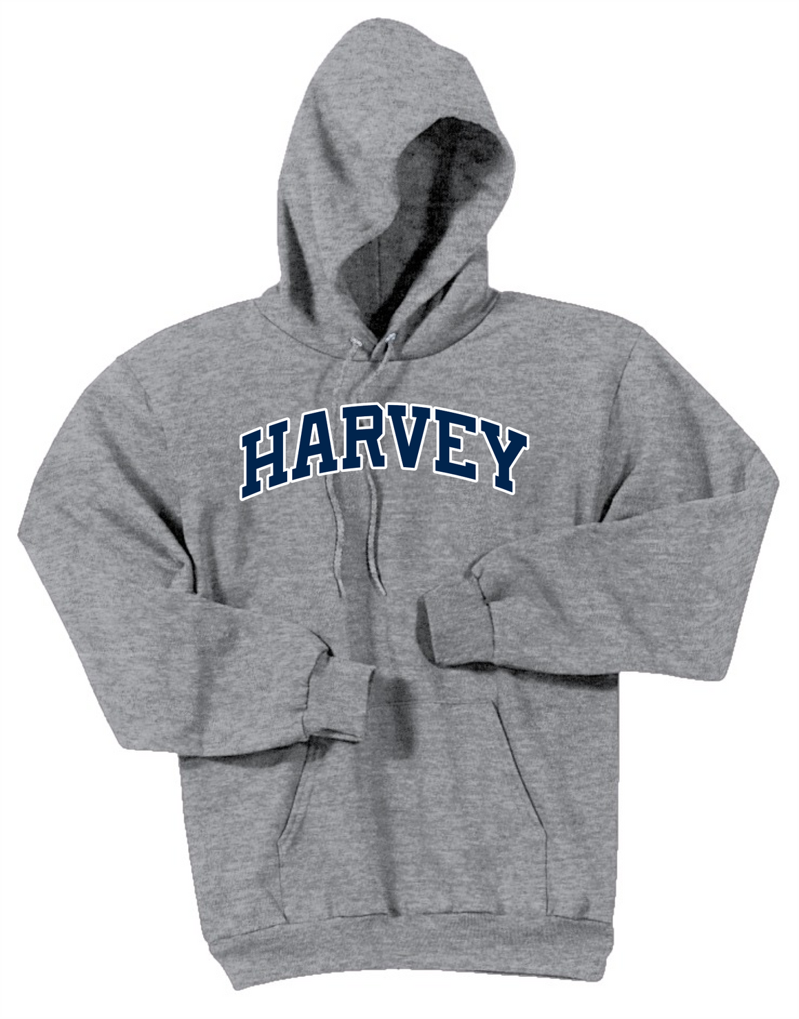 Harvey School Unisex Vintage Arc Logo Applique Hoodie