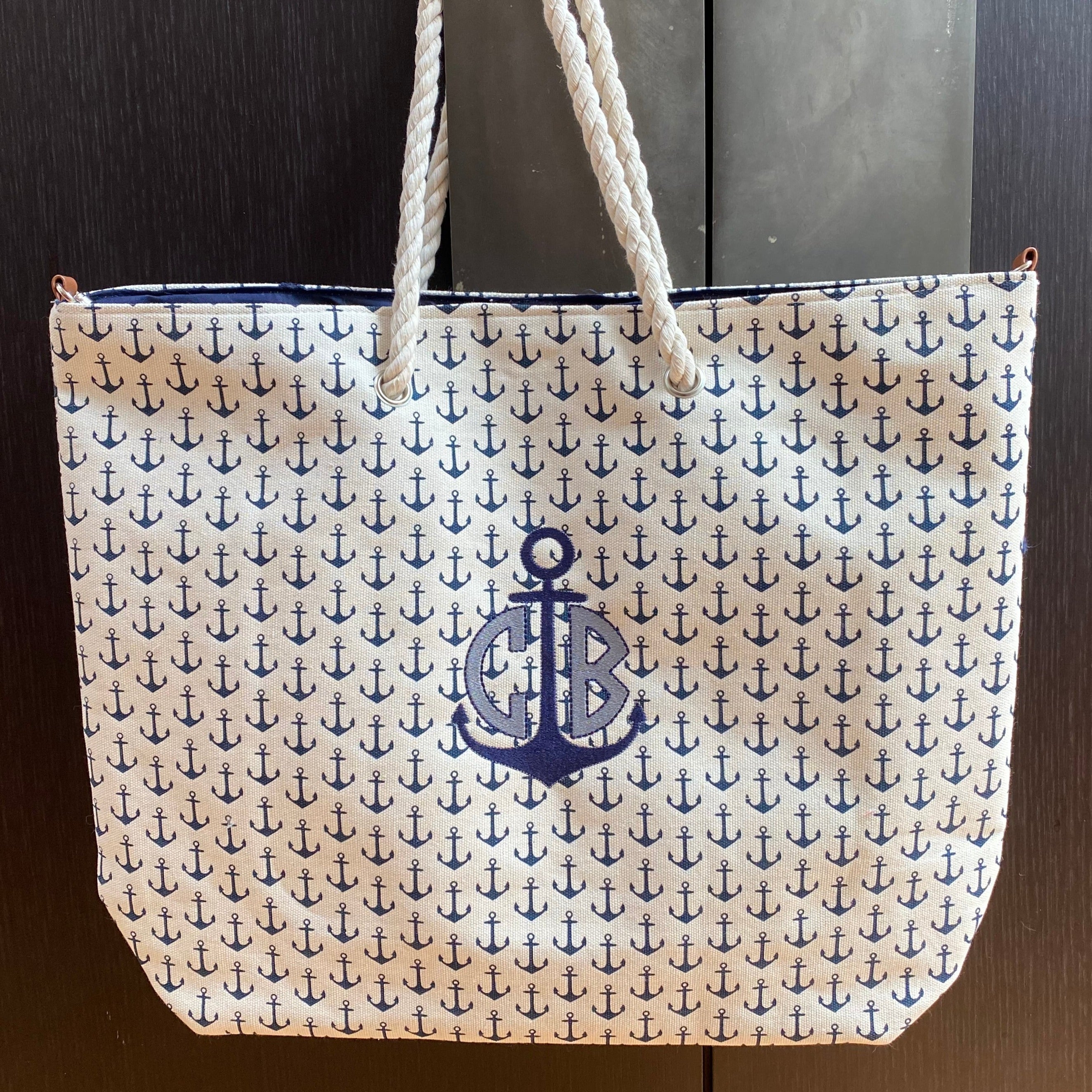 Custom Embroidered Canvas Tote Bags With Rope Handles