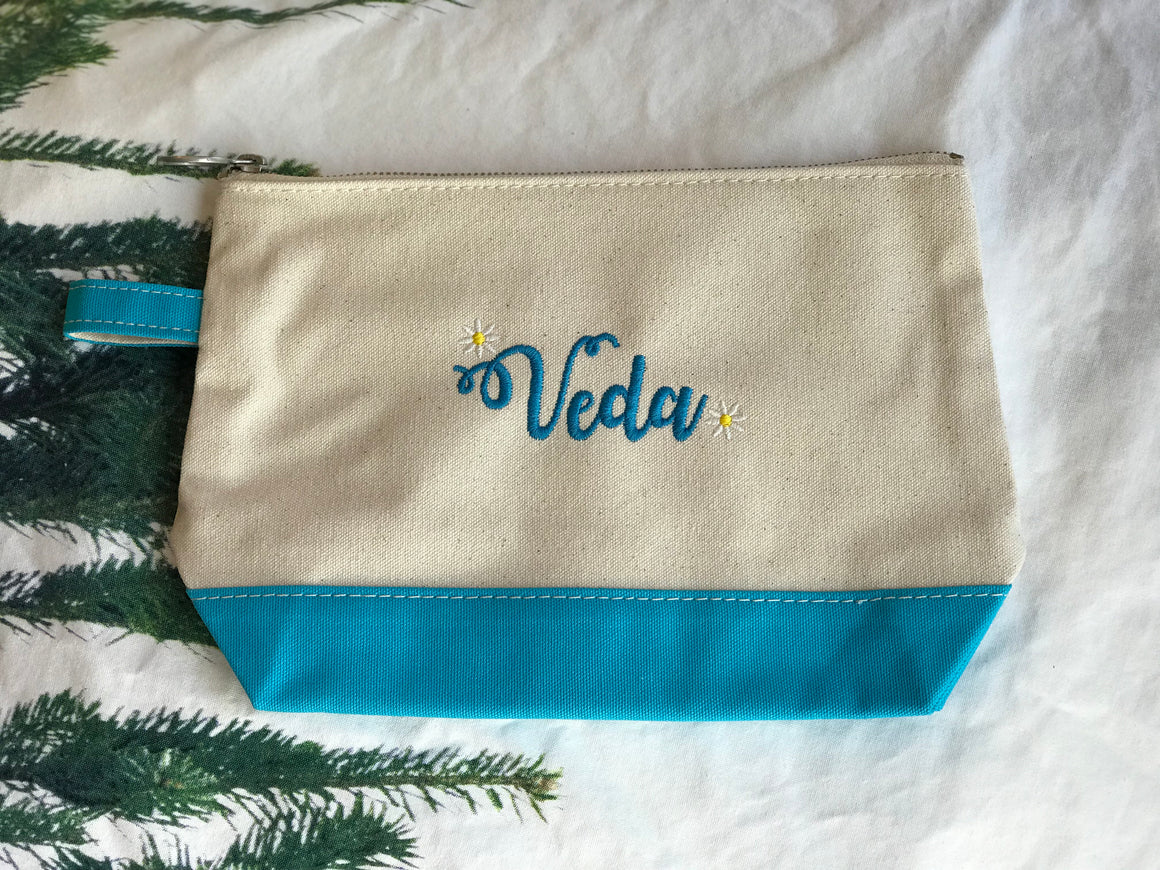 Classic Canvas Toiletry Cosmetic Bag